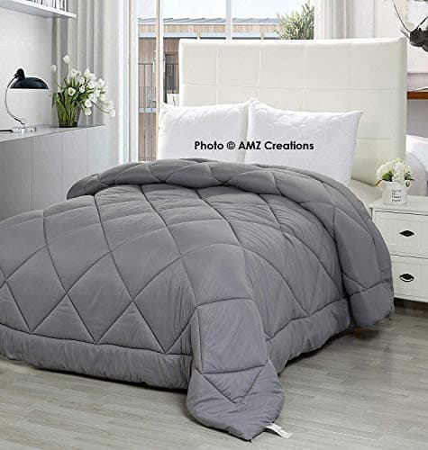 AMZ Microfiber 300 TC Reversible Blanket (Grey_King)