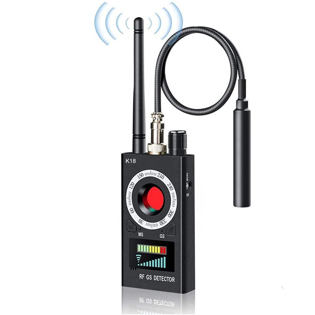 Anti-spy Detector, Hidden Camera Detector Wireless Bug Laser Lens GSM Listening Device Sweeper GPS Signal Tracker RF Signal Scanner