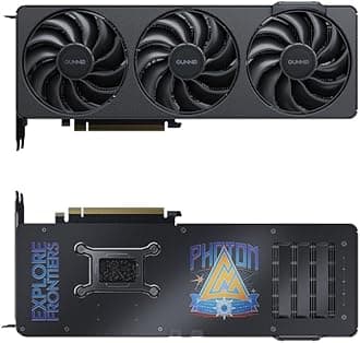WEELIAO GUNNIR Intel Arc B580 Photon 12G Black Graphics Card,2850 Mhz Video Card,12GB 192-bit GDDR6,PCIE4.0,1 HDMI2.1,3 DP2.1,3 Fans,TBP 220W