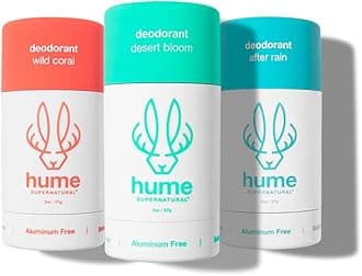 Aluminum Free Deodorant for Women & Men - Probiotic and Plant-Based, Long-Lasting Moisture Absorbing - Clean and Effective (Desert Bloom, After Rain & Wild Coral)