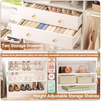 5FT Closet System with Drawers and Shelves