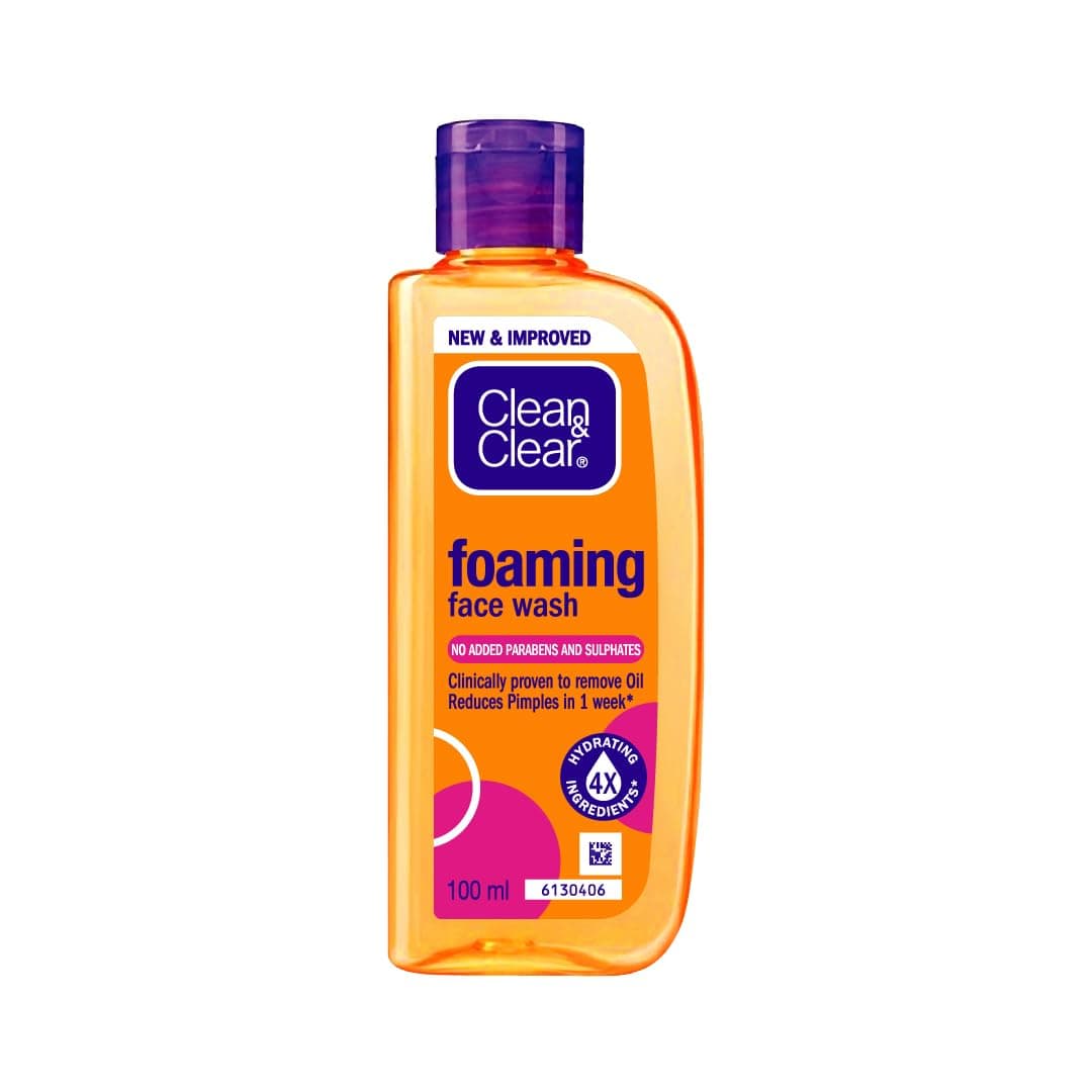 Clean & Clear Foaming Face Wash, 100ml