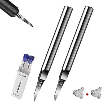 stedi Model Scriber Blades,Tungsten steel Blades,0.1+0.125mm Size,for Modeling Hobby,RG Scale Model,Gundam Model Kit,for Scribing line, Engraved,Panel line,Resin，Scriber Replacement Blades.