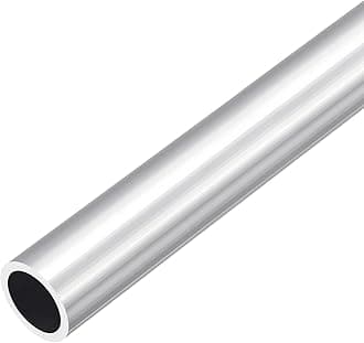 DMiotech (26mm OD x 20mm ID) 6063 Aluminum Round Tube 300mm Length Industry Metal Tubing for Machinery Frame Construction DIY Projects