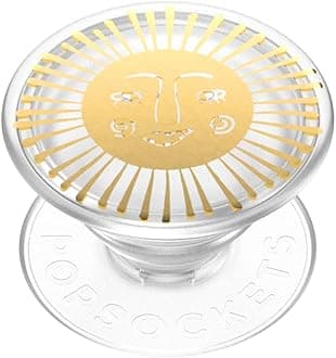 PopSockets Translucent Phone Grip with Expanding Kickstand, PopSockets for Phone, Adhesive Grip, Translucent PopGrip - Sun Goddess