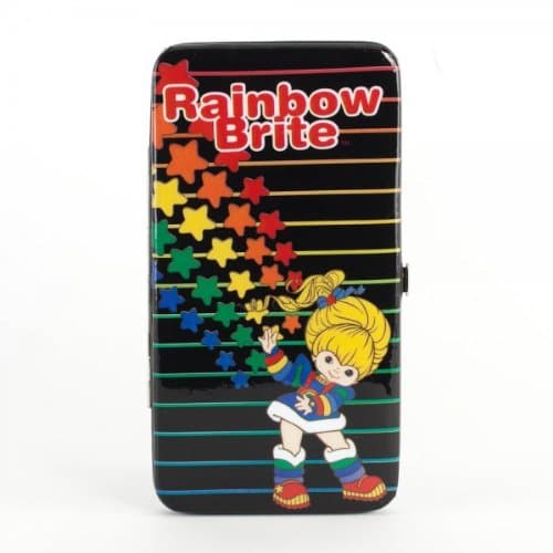RAINBOW BRITE Hinge Wallet Black Anime Licensed gw04z0rbb