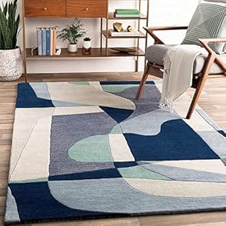 Carpet for Living Room Rugs for Bedroom 5x8 feet Floor mat Blue Multi Color