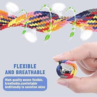 Band Compatible with Moonswatch, Stretchy Sport Solo Loop Strap Elastic Nylon Braided Women Men Strap Bracelet Wristband Replacement Compatible with Omega X Swatch Moonswatch Speedmaster with