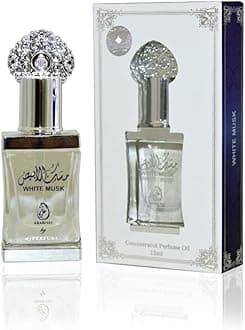 WHITE MUSK from ARABIYAT, Non Alcoholic Concentrated Perfume Oil or Attar for Unisex, 12 ml