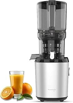 kuvings Kuvings AUTO6 Silver Hands-Free Cold Press Whole Slow Juicer, Automatic Fruit Cutting Technology, Patented JMCS Technology, 12Yr Motor Warranty, All-in-1 Fruit & Vegetable Juicer, 200 Watts