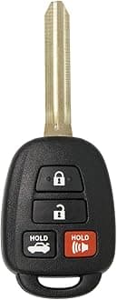 Keyless2Go Replacement for New Keyless Entry Remote Car Key for Vehicles That Use HYQ12BDM, HYQ12BEL with H Chip