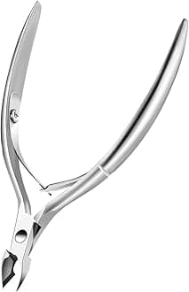 Cuticle Trimmer Cuticle Nippers, Durable Cuticle Cutter, Salon Toe Nail Cuticle Clippers, Stainless Steel Cuticle Remover Cuticle Scissor, Pedicure Manicure Tools for Fingernails and Toenails