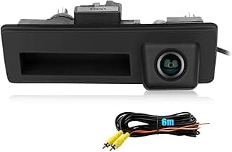 170° Car Handle Backup Camera HD Waterproof Rear View Camera Night Vision Reverse Parking Assistance for Audi A3 S3 S5 A4L A6L Q3 Q5 Q7 for VW Tiguan Passat Touareg Lavida Sagitar