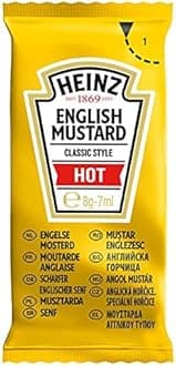 English Mustard Individual Sachets - 50 x 5gm