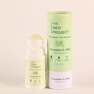 Cucumber & Mint Natural Underarm Roll On | With 5% Vitamin C, 2% Lactic Acid, 2% Mandelic Acid | Prevents Odour, Reduces Pigmentation | For Radiant Underarms | Long Lasting | Alcohol & Aluminium-Free | Suitable for Sensitive Skin | Unisex - 50ML