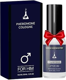VIROCHEMISTRY Pheromones to Attract Women for Men (Charisma) - Exclusive, Ultra Strength Organic Fragrance Body Cologne Spray - 1 Fl Oz (Human Grade Pheromones to Attract Women)