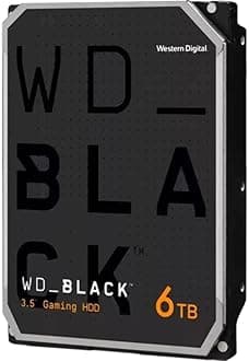 WD_BLACK 6TB Performance 3.5" Internal Hard Drive - 7200 RPM Class, SATA 6 Gb/s, 128MB Cache, 5 Year Warranty