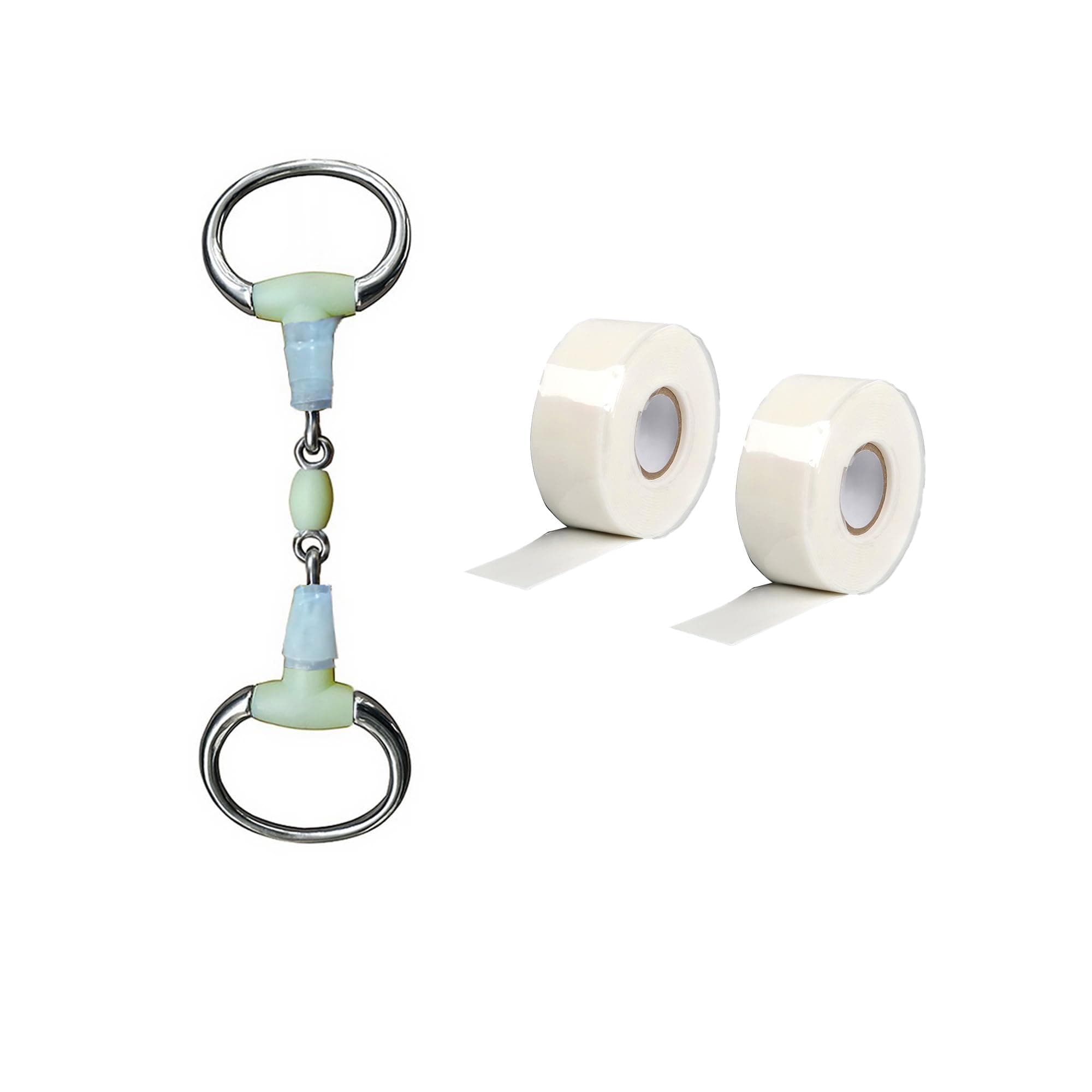 Dielianyi Horse Bit Wrap Tape 2 Rolls Ultimate Bit Protector Bit Guard Tape for Horses Bit Care Wrap for Equines Equestrian Bit Tape Bit Shielding Tape Equine Bit Wrap Horse Bridle Wrap Tape