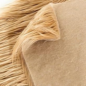 Faux Fur Fabric for Crafts, Gnomes, Animal Costumes, Cushions, Decorations Beige 20x20in