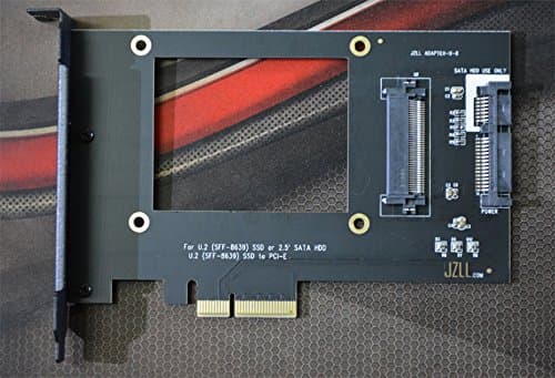 JZLL U.2 PCIe (SFF-8639) to PCI-E X4 3.0 Adapter U.2 NVMe SSD PCIe Card Intel 750 p3700