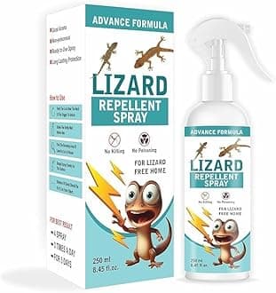 Lizard Repellent for Home Spray Pest Control | Made With Plants Oil, Irritant-Free, Chemical-Free | Baby Skin Safe Plant Safe (250 ML) (1)