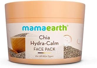 Chia Hydra-Calm Face Pack With Chia Seed & Ceramides For Healthy Skin Barrier-200G,Diy-Like Texture,Instant Hydration & Glow,Gel Cream Cooling Mask,Free From Harmful Chemicals,All Skin Types