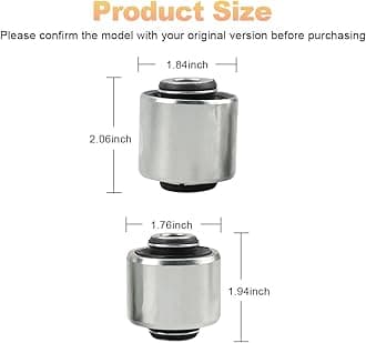 Rear Suspension Knuckle Bushing Kit Compatible with 2014-2021 Jeep Cherokee, Replacement for 540-168 5090072AD 5090072AE 5090073AD 5090073AE 5090095AC- 8PCS