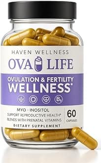 Fertility Supplements for Women - Hormone Balance & Ovarian Support -60 Capsules - Conception Vitamins with Folate - Pregnancy & Ovulation Support -22 Key Nutrients for Her Egg Quality