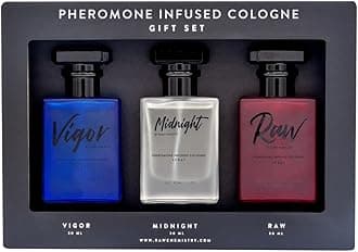 RawChemistry - A Pheromone Infused Mens Cologne Gift Set - Set of 3 Colognes