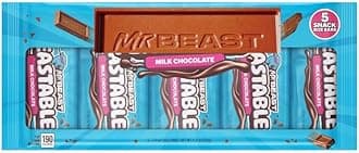 Mr-Beast Milk Chocolate Bar, 1.24 Oz (35g), 5 Count - 2 Packs