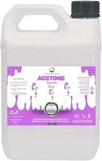 Acetone 5 Litre 100% Acrylic Nail Remover Premium UV/LED Gel Nail Polish Remover 5L