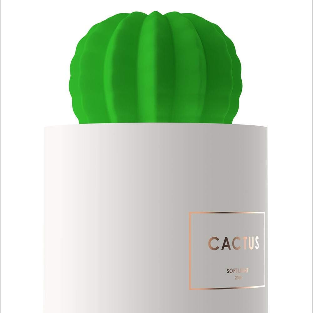 Aroma Humidifier Desktop Mini Light Cactus Shaped Small Nebulizer Aroma diffuser home air purifier Ultrasonic Premium Humidifier with USB Data Cable Auto Shut-Off for Sleep Home