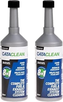 Diesel | Complete Fuel & Exhaust Cleaner | Catalytic Converter, Valve & Injector Cleaner | Fuel Additive Formulated for Performance & Fuel Efficiency | Pre MOT Emissions Reducer | 2 x 500ml