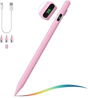 MoKo Universal Stylus Pen Compatible with iPad/iPhone/Samsung/Tablet Devices and Other iOS/Android Smartphone, Pink