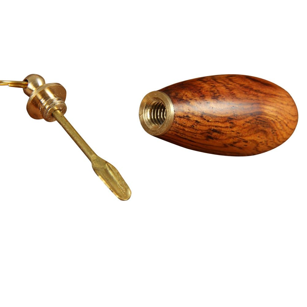 Whchiy Creative Water Drop Shaped Snuff Bottle Handcraft Gift for Wedding Birthday Christmas Thanksgiving (Camel)