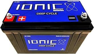 Ionic Lithium 12V 125Ah | Dual Purpose Starter Battery 1100 CA + LiFePO4 Deep Cycle