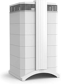 IQAir HealthPro Air Purifier - Medical Grade HyperHEPA filter for home large room up to 1240 sq ft - for Viruses, Bacteria, Allergens, Asthma Triggers, Pets, Dust, Swiss Made