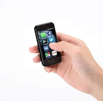 Unlocked Mini Smartphone, 2.5 Inch The World's Smallest Cellphone 3G Network Premium Smartphone Quad Core Small Mini Phone (Black)