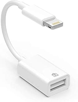 Zoyuzan Lightning Male to USB Female Adapter OTG Cable for Apple iPhone 11 12 Mini Max Pro XS XR SE2 7 8plus Ipad Air3 A Camera Memory Card Reader