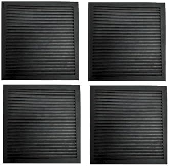 Rubber Anti-Vibration Pads Reduce Noise and Protect Floors 6 inch x 6 inch x 1 inch Thickness, Furniture and Washing Machine Pads for Water Pump Base Pads (6X1 INCH 1PC)