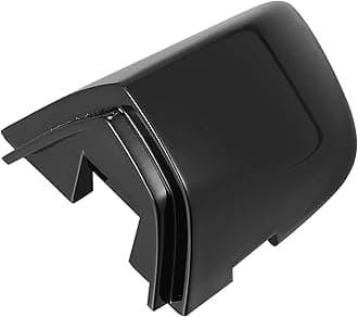 X AUTOHAUX 1K8837879 1K8-837-879-GR-U Door Trim Cover Front Driver Left Door Handle Cover Black for Volkswagen Golf Golf R GTI Passat