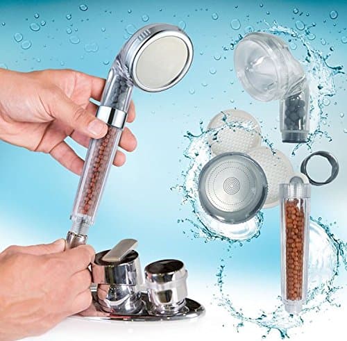 Tom Moritz Filter Handheld Shower Head |3 Mode Filter Showerhead | Removes Chlorine from The Water | Softens Hard Water | Stops Hair Loss and Scalp