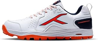 Hundred Pitch Force Cricket Shoes | Terraspike Studs | Embedded Support Plate for Stability | Lightweight & Durable | Ideal for Turf, Ground & Hard Surface