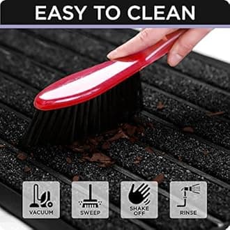 Extra Durable Door Mat Outdoors (30x18) - Rubber Door Mat - Absorbent Doormat Outdoor - Front Door Mat - Back Door Mat - Doormat Indoor - Inside Door Mats - Entrance Door Mat - Outdoor Door Mat