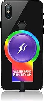 IVY Micro-USB 2.0 5V/2000mA QI Wireless Charging Receiver Adapter for Samsung A03,A03 Core,A02,A10/M10/J1/J3/J4/J5/J6/J7/J8/A3/A5/A6/A7/A8 Compatible with Magsafe