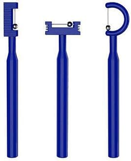 LJTT 3Pcs Kids Tongue Tip Lateralization Elevation Tools Tongue Tip Exercise Oral Muscle Training Autism Speech Therapy Talk-Tool