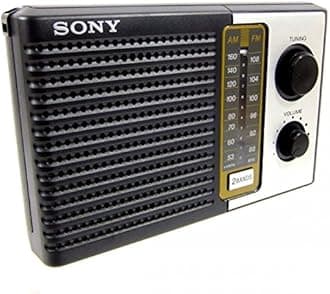 Sony ICF-F10 Two 2 Band FM/AM Portable Battery Transistor Radio