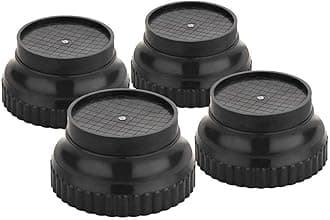 Oblivion Round Base Stand 4 Pc - Bed Height Increaser Riser Support for Heavy Furniture, Sofas, Washing Machines, Fridges, and Refrigerators, Adjustable Extender to Raise for Better Support