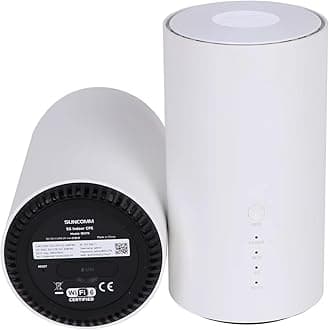 Suncomm 5G WiFi-6 Router, Ultra High-Speed Smart Home CPE | 2.5Gbps LAN | Qualcomm Snapdragon X65 Chipset | Mesh Network, 256 Users| Unlocked any SIM | 5G-A Wireless Router | 1 year warranty