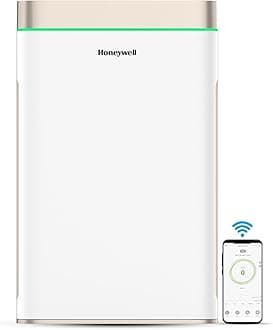 Honeywell Air Purifier For Home,7 Stage Filtration,Covers 1008sq.ft,PM 2.5 Level Display,with WIFI & ALEXA,H13 HEPA & Activated Carbon Filter,Removes 99.99% Pollutants,Micro Allergens-Air Touch U2